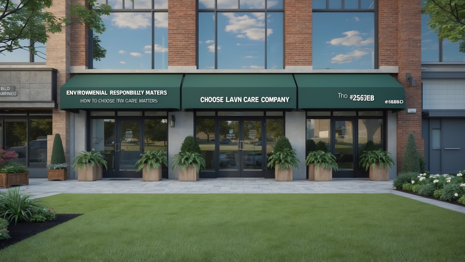Lawn care company equipment and professional landscaping tools