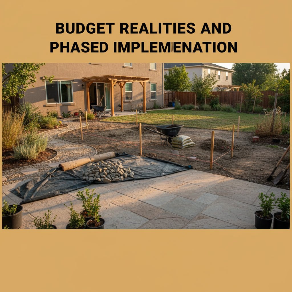 professional landscape design consultation reviewing property plans