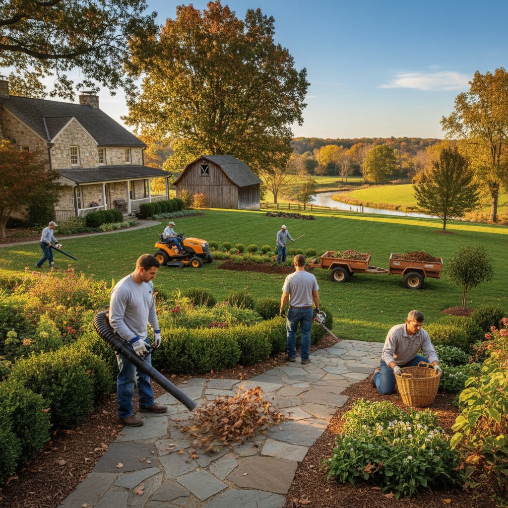 Well-maintained Missouri landscape showing professional outdoor maintenance results